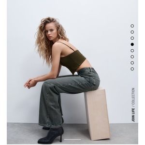 Zara Bustier Crop Top